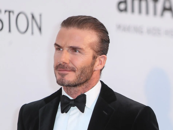 David Beckham looks so dapper on the red carpet at the 2017 amfAR Gala held during the 2017 Cannes Film Festival