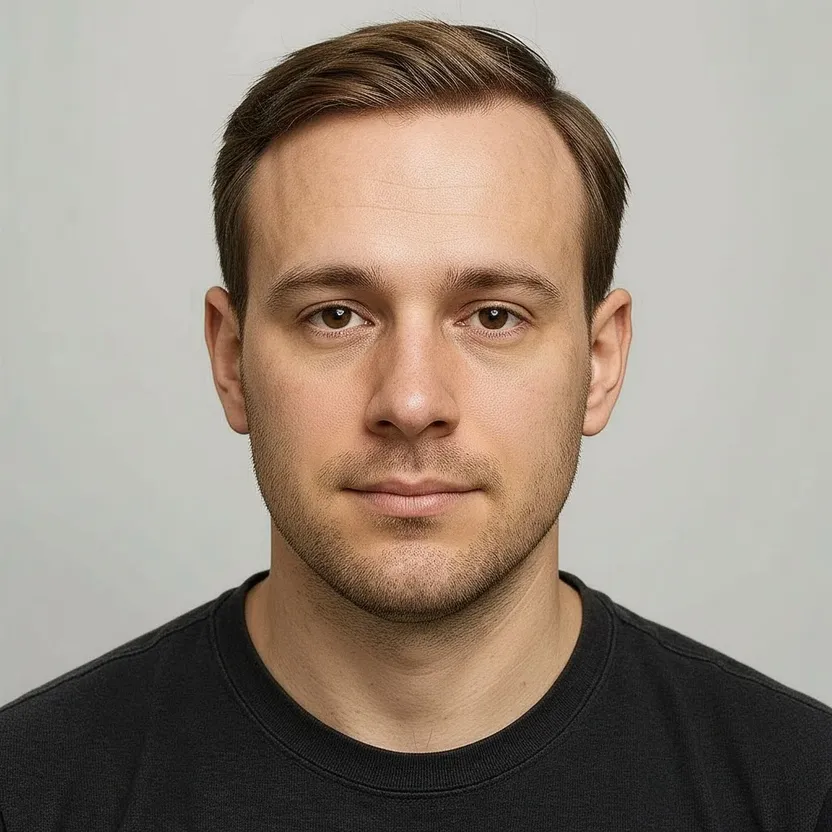 After hair transplant simulation